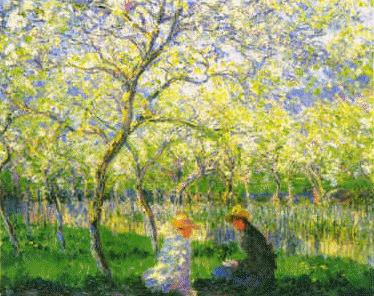 Springtime, Claude Monet